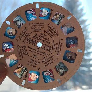 Vintage View Master Walt Disney's Mickey Mouse In The Brave Little Tailo…